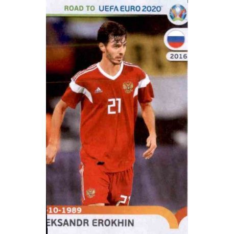 Aleksandr Erokhin Russia 282 Panini Road to UEFA EURO 2020 Sticker Collection