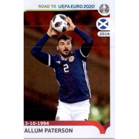 Callum Paterson Scotland 295 Panini Road to UEFA EURO 2020 Sticker Collection