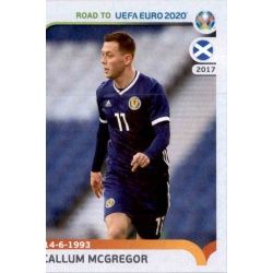 Callum McGregor Scotland 298 Panini Road to UEFA EURO 2020 Sticker Collection