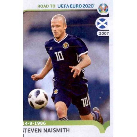 Steven Naismith Scotland 301 Panini Road to UEFA EURO 2020 Sticker Collection
