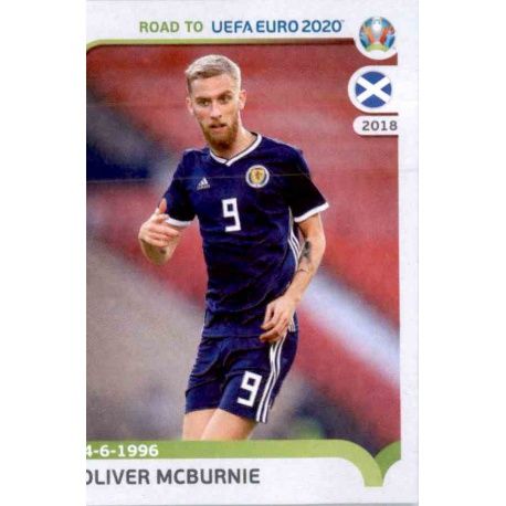 Oliver McBurnie Scotland 303 Panini Road to UEFA EURO 2020 Sticker Collection