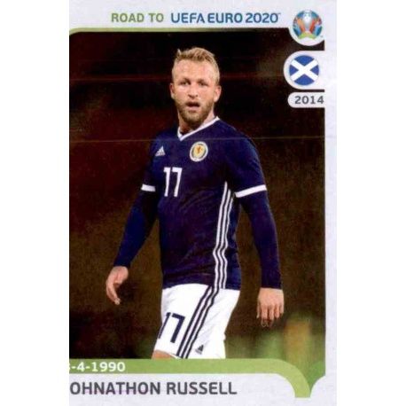 Johnathon Russell Scotland 305 Panini Road to UEFA EURO 2020 Sticker Collection