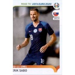 Erik Sabo Slovakia 328 Panini Road to UEFA EURO 2020 Sticker Collection