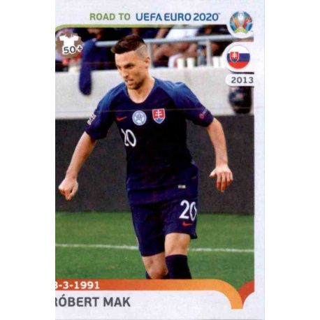 Róbert Mak Slovakia 335 Panini Road to UEFA EURO 2020 Sticker Collection