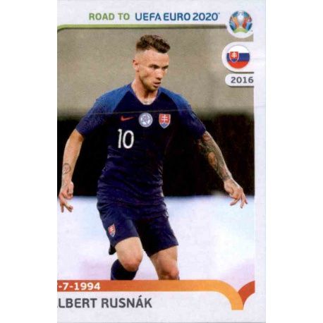 Albert Rusnák Slovakia 336 Panini Road to UEFA EURO 2020 Sticker Collection