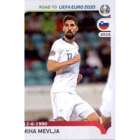 Miha Mevlja Slovenia 341 Panini Road to UEFA EURO 2020 Sticker Collection