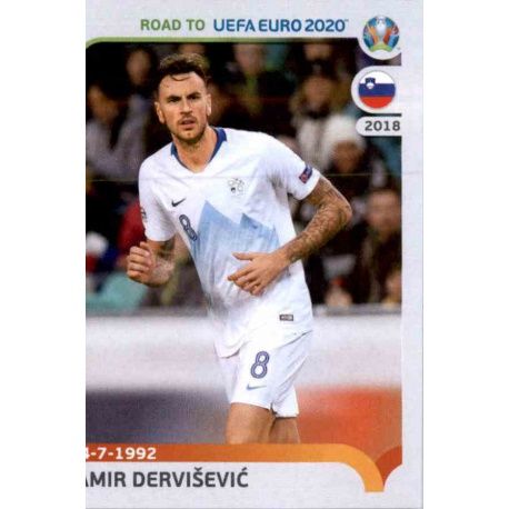 Amir Dervišević Slovenia 347 Panini Road to UEFA EURO 2020 Sticker Collection