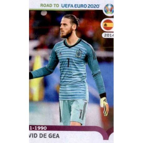 David de Gea Spain 355 Panini Road to UEFA EURO 2020 Sticker Collection