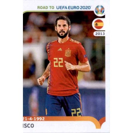 Isco Spain 365 Panini Road to UEFA EURO 2020 Sticker Collection