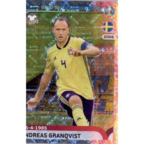 Andreas Granqvist Sweden 370 Panini Road to UEFA EURO 2020 Sticker Collection