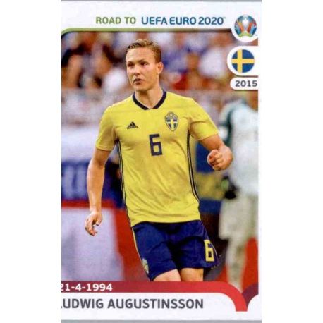Ludwig Augustinsson Sweden 375 Panini Road to UEFA EURO 2020 Sticker Collection