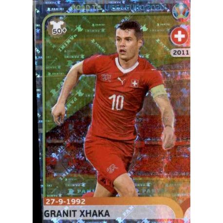 Granit Xhaka Switzerland 386 Panini Road to UEFA EURO 2020 Sticker Collection