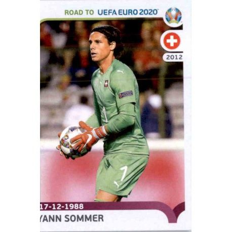 Yann Sommer Switzerland 387 Panini Road to UEFA EURO 2020 Sticker Collection