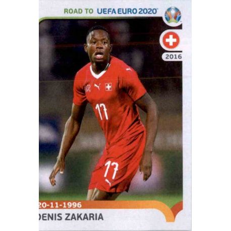 Denis Zakaria Switzerland 397 Panini Road to UEFA EURO 2020 Sticker Collection