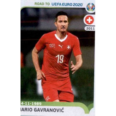 Mario Gavranović Switzerland 400 Panini Road to UEFA EURO 2020 Sticker Collection