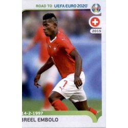 Breel Embolo Switzerland 401 Panini Road to UEFA EURO 2020 Sticker Collection