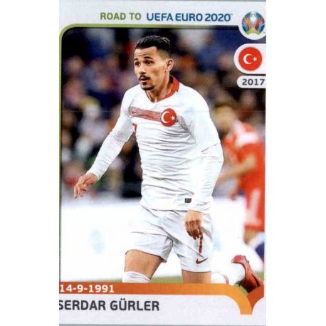 Serdar Gürler Turkey 413 Panini Road to UEFA EURO 2020 Sticker Collection