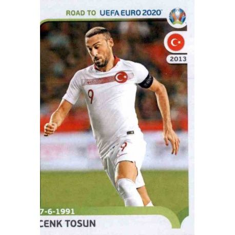 Cenk Tosun Turkey 416 Panini Road to UEFA EURO 2020 Sticker Collection