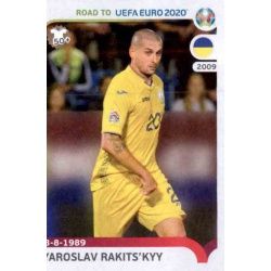 Yaroslav Rakits'kyy Ukraine 422 Panini Road to UEFA EURO 2020 Sticker Collection