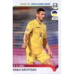 Sergii Kryvtsov Ukraine 423 Panini Road to UEFA EURO 2020 Sticker Collection
