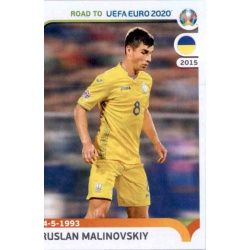 Ruslan Malinovskiy Ukraine 426 Panini Road to UEFA EURO 2020 Sticker Collection