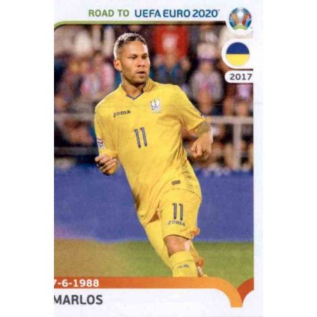 Marlos Ukraine 428 Panini Road to UEFA EURO 2020 Sticker Collection