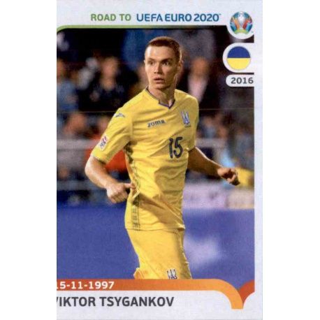 Viktor Tsygankov Ukraine 430 Panini Road to UEFA EURO 2020 Sticker Collection