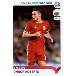 Connor Roberts Wales 437 Panini Road to UEFA EURO 2020 Sticker Collection