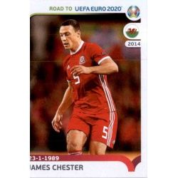 James Chester Wales 439 Panini Road to UEFA EURO 2020 Sticker Collection