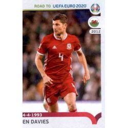 Ben Davies Wales 440 Panini Road to UEFA EURO 2020 Sticker Collection