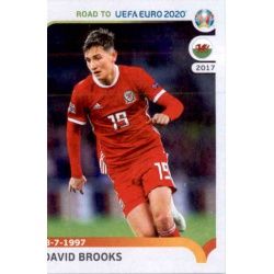 David Brooks Wales 442 Panini Road to UEFA EURO 2020 Sticker Collection