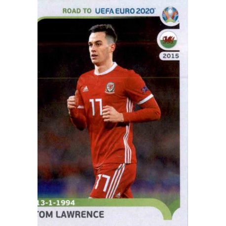 Tom Lawrence Wales 447 Panini Road to UEFA EURO 2020 Sticker Collection