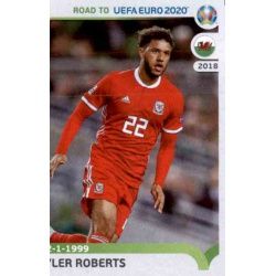 Tyler Roberts Wales 449 Panini Road to UEFA EURO 2020 Sticker Collection