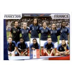 Alineación France 25 Panini Fifa Women's World Cup France 2019 