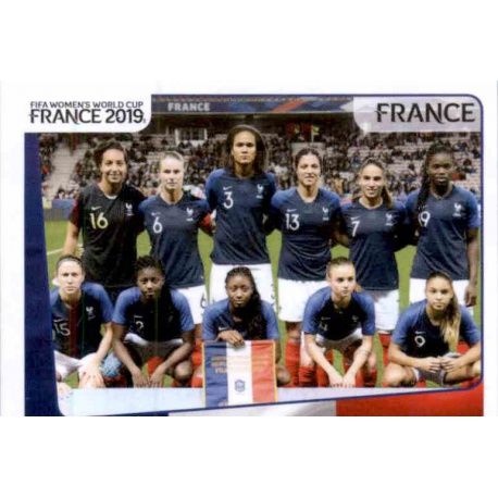 Alineación France 25 Panini Fifa Women's World Cup France 2019 