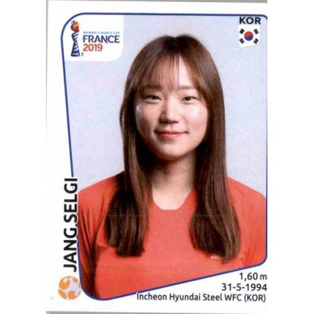 Jang Selgi South Korea 52 Panini Fifa Women's World Cup France 2019 