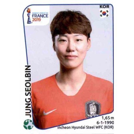 Jung Seolbin South Korea 59 Panini Fifa Women's World Cup France 2019 