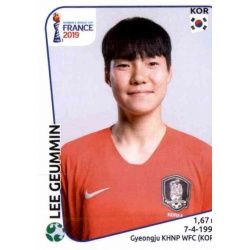 Lee Geummin South Korea 60 Panini Fifa Women's World Cup France 2019 