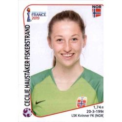 Cecilie Hauståker Fiskerstrand Norway 65 Panini Fifa Women's World Cup France 2019 