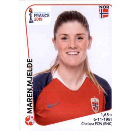 Maren Mjelde Norway 68 Panini Fifa Women's World Cup France 2019 