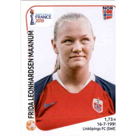 Frida Leonhardsen Maanum Norway 69 Panini Fifa Women's World Cup France 2019 