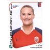 Lisa Karlseng Utland Norway 80 Panini Fifa Women's World Cup France 2019 