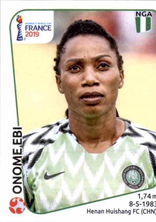Onome Ebi Panini Frauen WM 2019 Sticker 87 Nigeria 