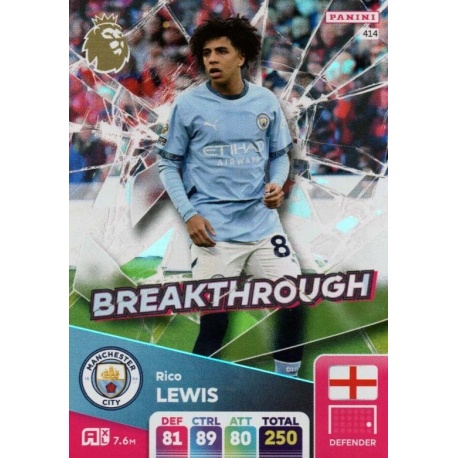Rico Lewis Breakthrough Manchester City 414