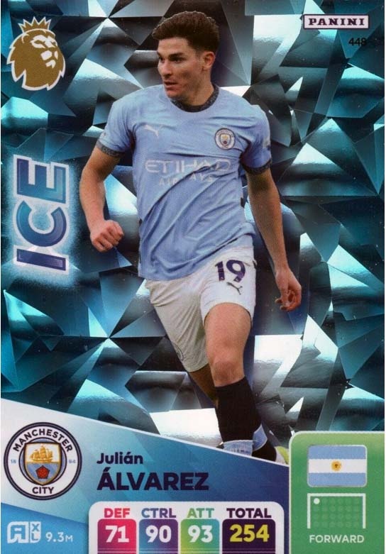 Carte Panini Julian Alvarez Rookie - Manchester City - 2022-23 Chronicles - Violet