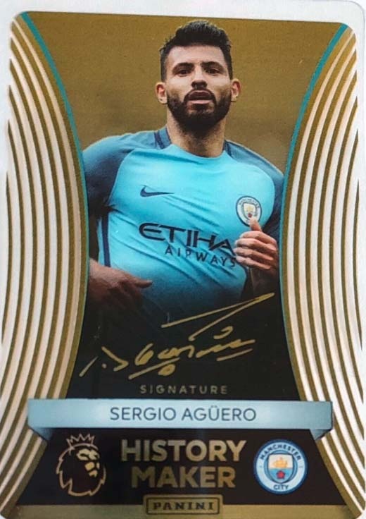 Maillot Domicile Manchester City Signé Sergio Agüero #10 - Certificat Beckett (BAS)