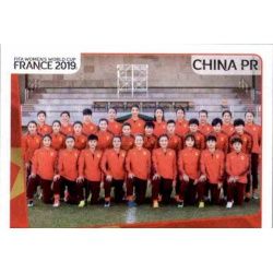 Alineación China 120 Panini Fifa Women's World Cup France 2019 