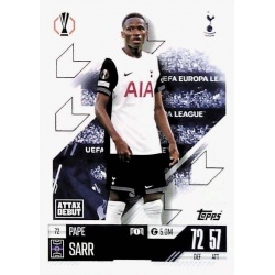 Pape Sarr Attax Debut Tottenham Hotspur 72
