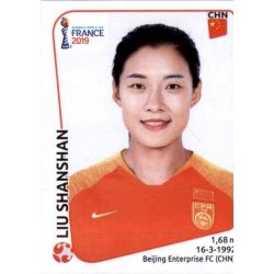 Liu Shanshan China 127 Panini Fifa Women's World Cup France 2019 