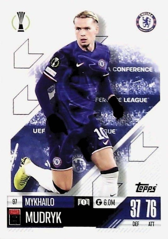 2022-23 Topps Chrome UEFA Mykhailo Mudryk Chelsea RC /399 ミハイロ 